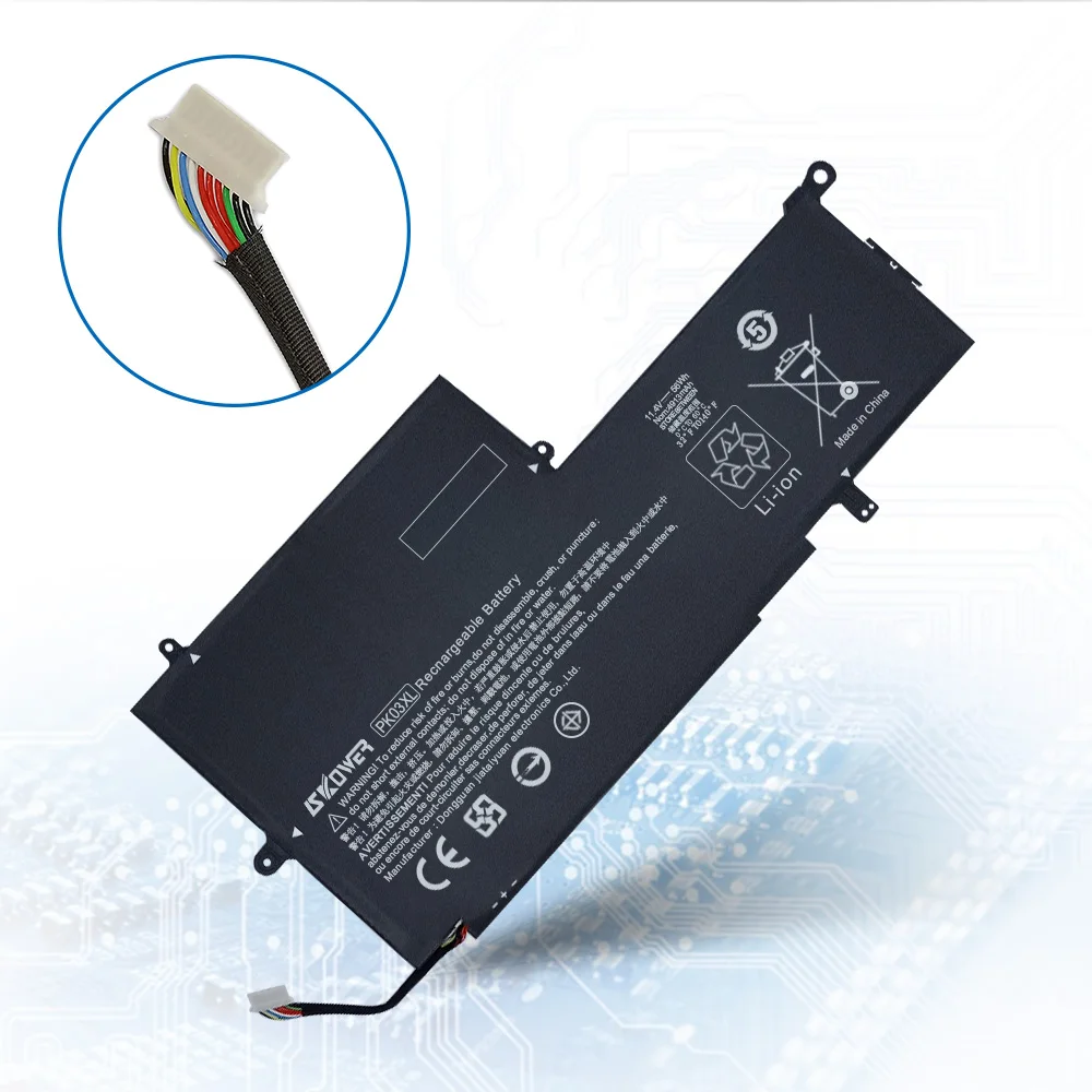 Аккумулятор для ноутбука HP Spectre X360 13 13-4000nf 13-4006tu 13t 789116-005 PK03XL 4810 мАч + Бесплатные