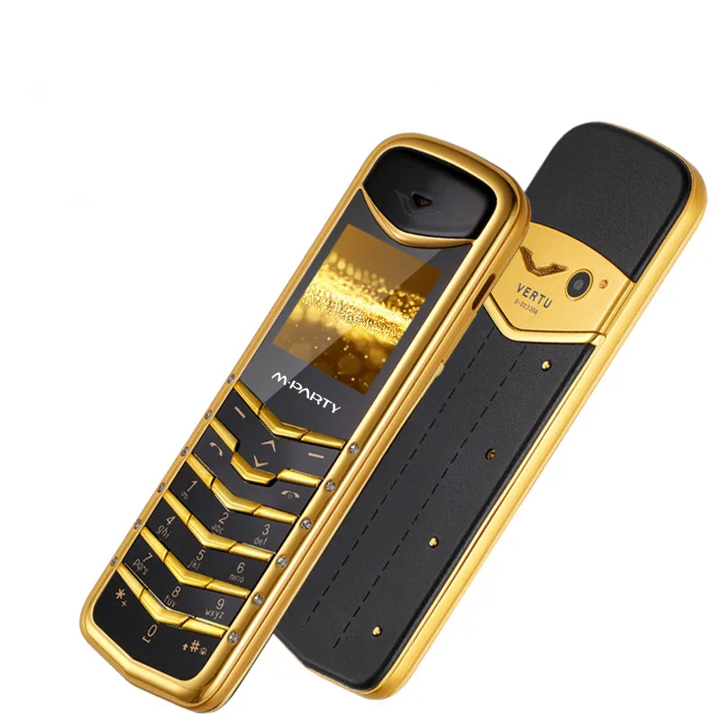 MPARTY V7 + супер мини мобильный телефон ультра тонкий металлический каркас Bluetooth