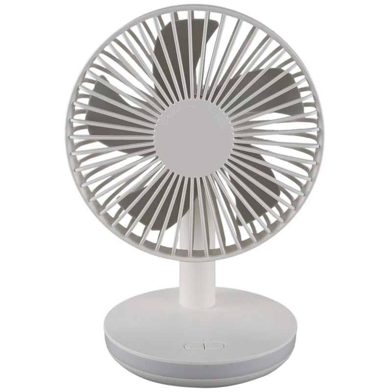 

LED Quiet Desktop Fan Multifunctional USB Portable Desktop Fan