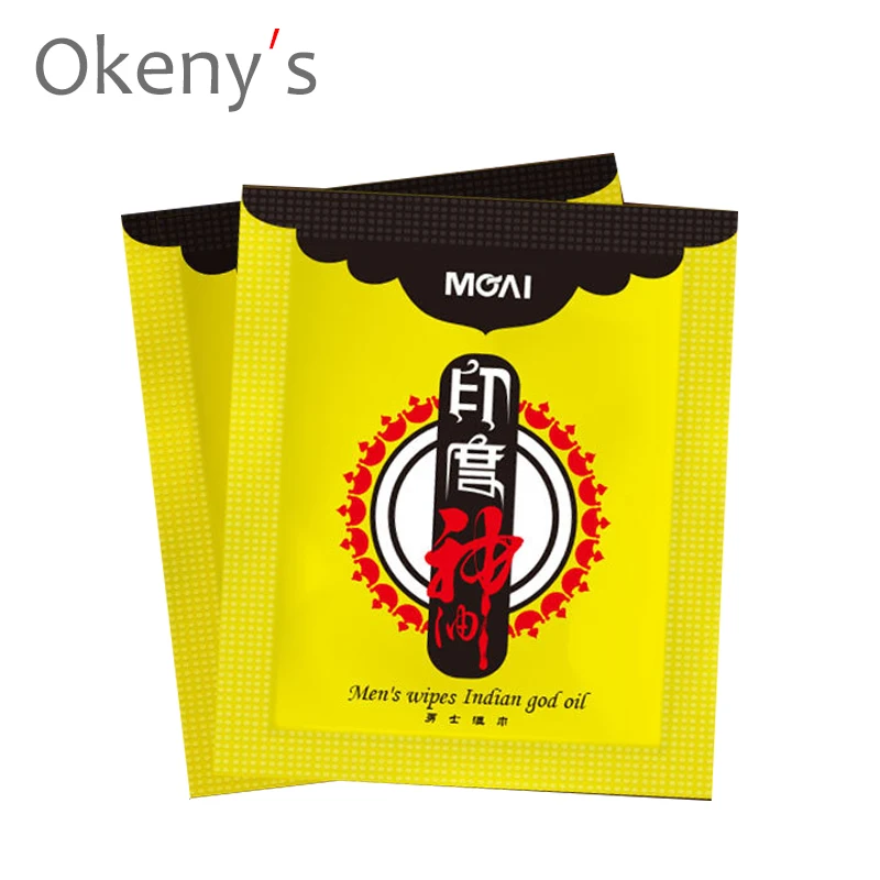 12 шт. мужские влажные салфетки с задержкой индийское масло для мужчин