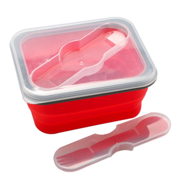 Складная чаша для отдыха на природе силиконовая кухонная утварь складной Ланч