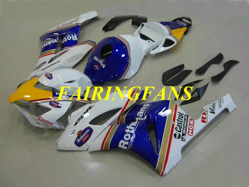 Инжекторный комплект для HONDA CBR1000RR 04 05 CBR 1000 RR 100RR 2004 2005 CBR1000 белая голубая обшивка +