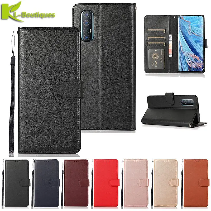 Find X2 Pro Кожаный чехол для Coque OPPO X 2 Чехол Neo Lite Классический чехол-книжка бумажник