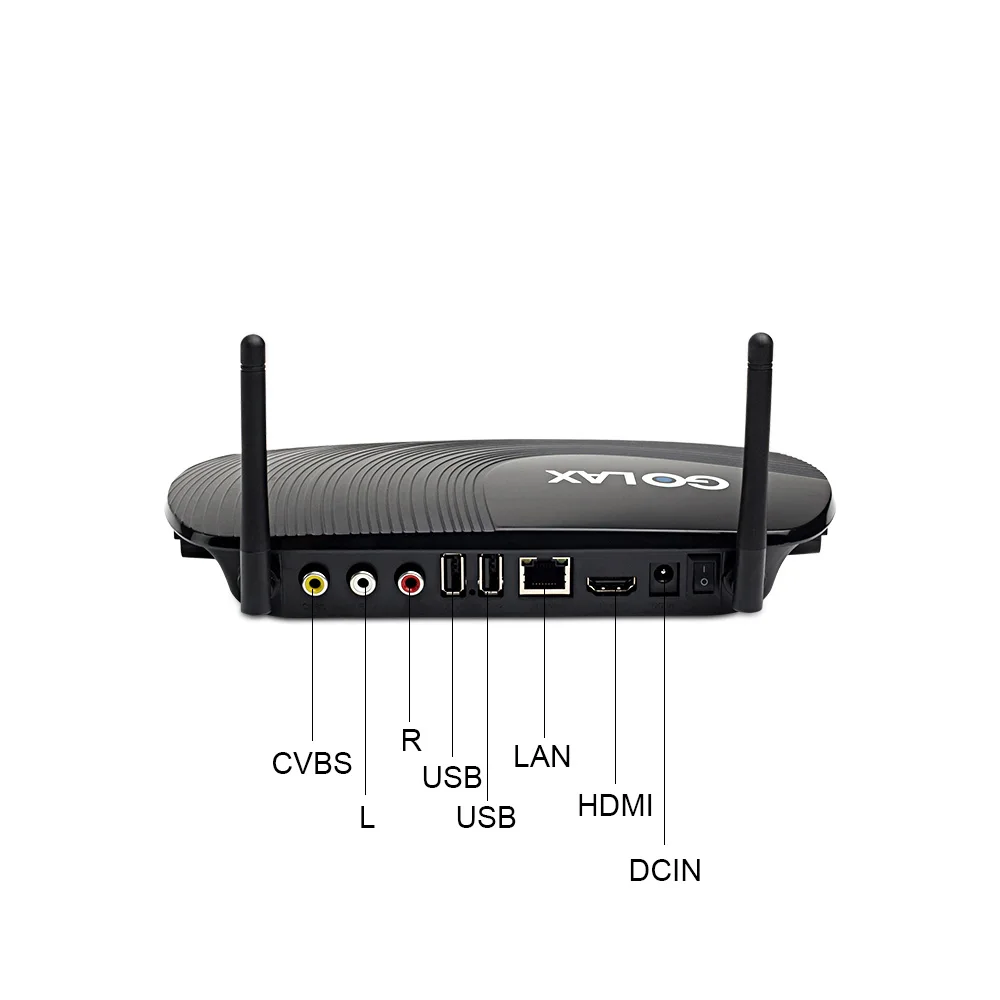 ТВ приставка Golax M8 4K Android 7 1 четырехъядерный процессор Amlogic S905W + 8 Гб HDR 100 Мбит/с 2 4