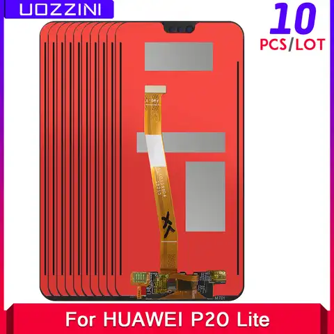 10 шт., сенсорный ЖК-дисплей для Huawei P20 Lite / Huawei Nova 3E