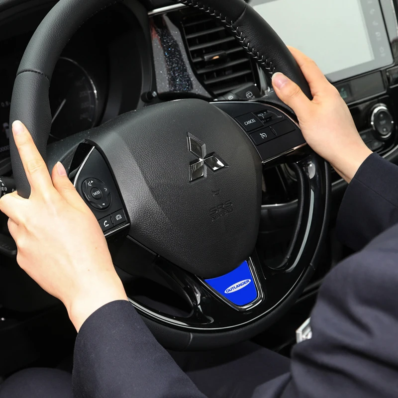 Автомобильный Стайлинг отделка рулевого колеса молдинг крышки для MITSUBISHI OUTLANDER 2017