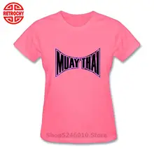Боксерская футболка боевое искусство Муай Тай женская 100% хлопок