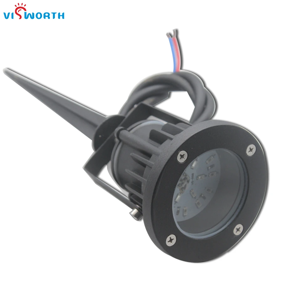 AC/DC 12V светодиодные лампы для газонов IP65 Водонепроницаемый RGB SMD5730 5 W 7W 9W садовый