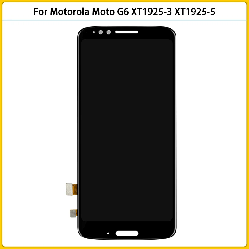 

New Original For Motorola Moto G6 XT1925-3 XT1925-5 5.7" LCD Display Touch Screen Panel Digitizer Sensor Assembly