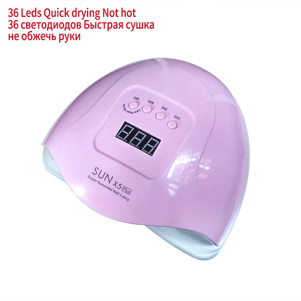 УФ лампа SUN 5X Plus для сушки гель лака 36 светодиодов 80 Вт|Сушилки ногтей| |