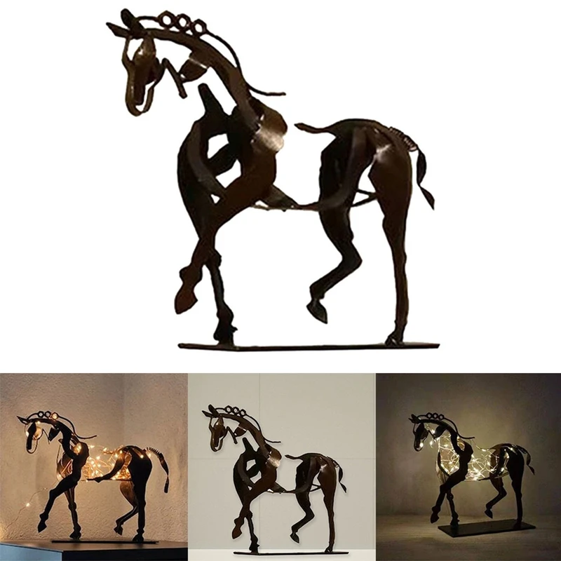 

Modern And Abstract Design Horse Sculpture Artwork Abstract Figurine Home Decoration Quality Handmade Tabletop Decor