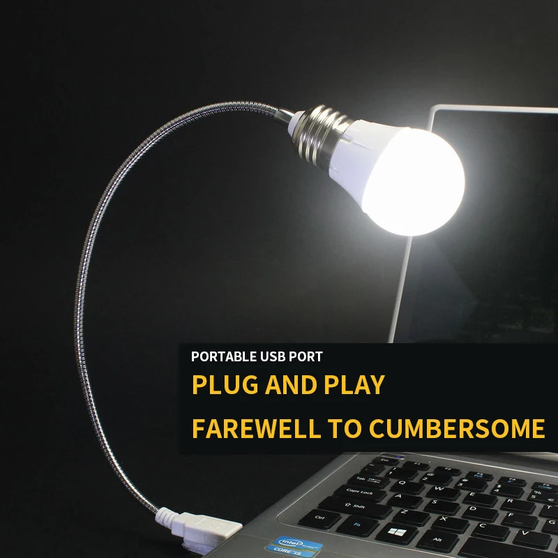 

Portable USB LED Mini Book Light Reading Light Table Lamp Flexible 6leds USB Lamp for Power Bank Laptop Notebook PC Computer