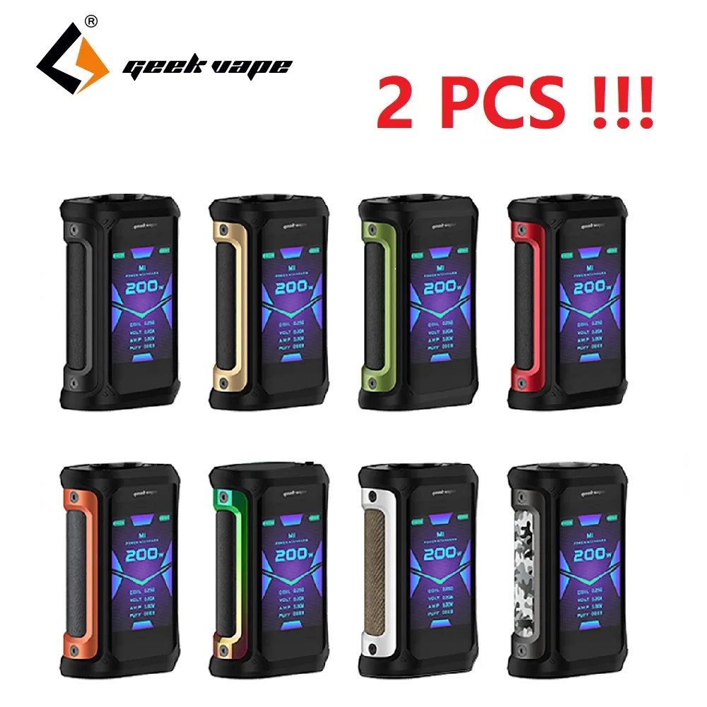 2 шт Geekvape Aegis X box mod 200 Вт 0 как чипсет водонепроницаемый электронная сигарета Vape fit