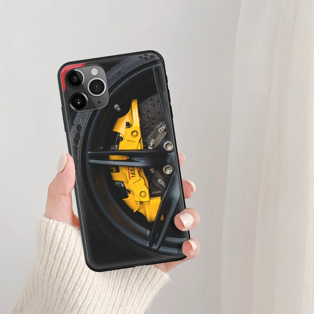 

Motorsport Amge Tire Car Phone Case For IPhone 5 5S SE 5C 6 6S 7 8 Plus X XS XR 11 12 Mini Pro Max 2020 black Bumper Soft Shell