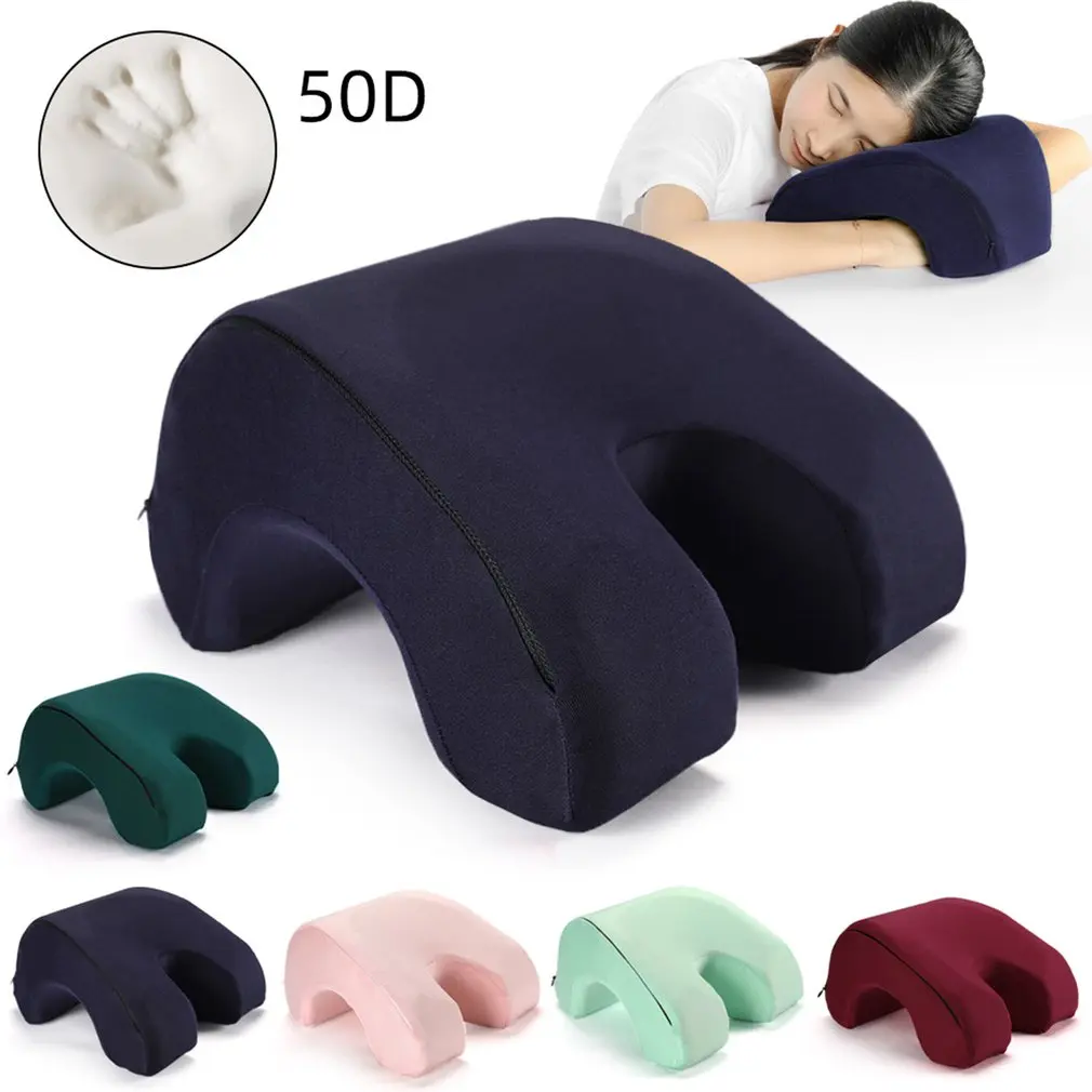 

Memory Foam Lying Down Pillow Lunch Break Pillow Office Leisure Nap Pillow Portable Lying Down Pillow