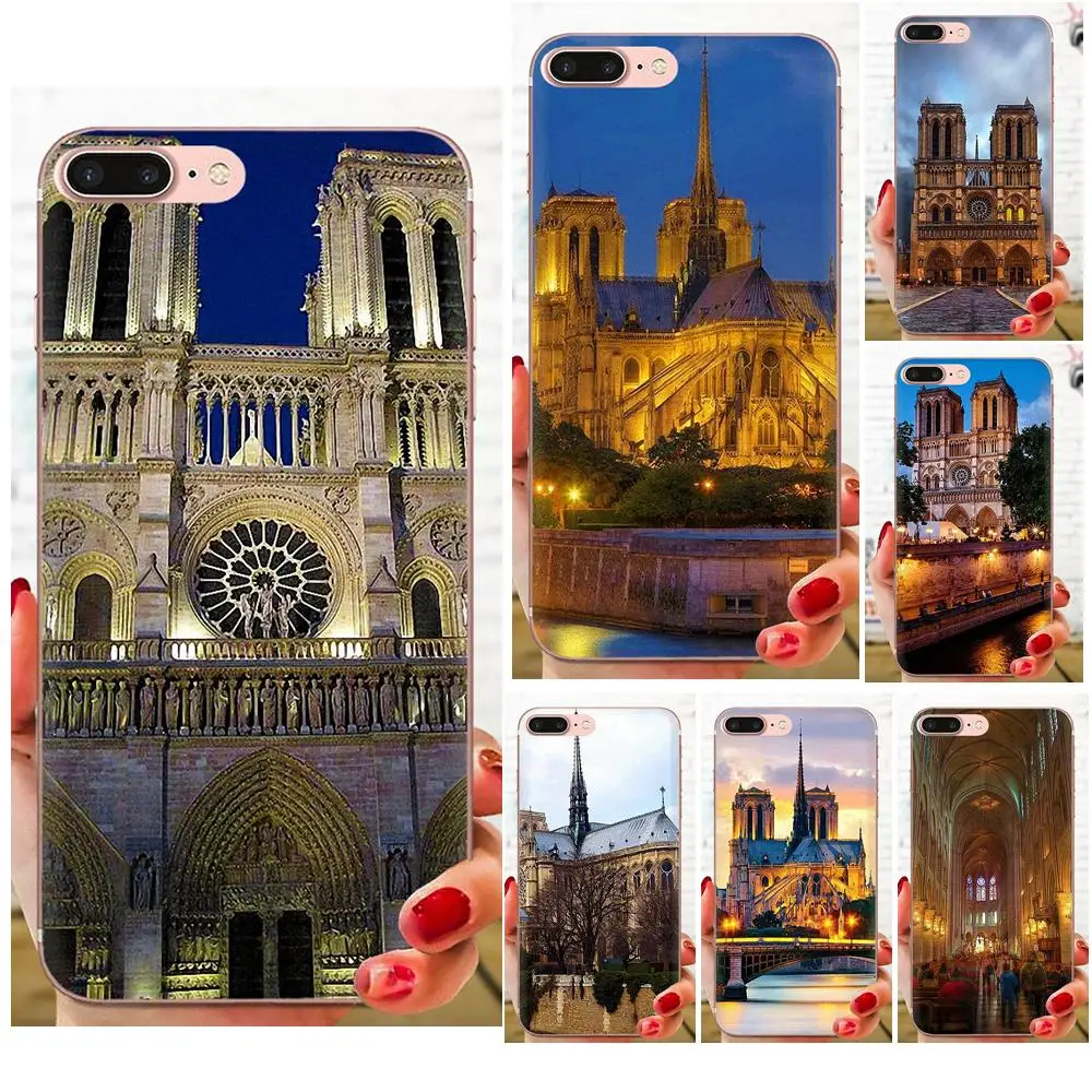 Мягкие ТПУ Капа декоративные наклейки на стену во французском стиле здание Нотр