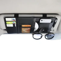 car sun visor organizer auto interior accessories storage pocket holder car truck sun visor case bag for pen cd card document