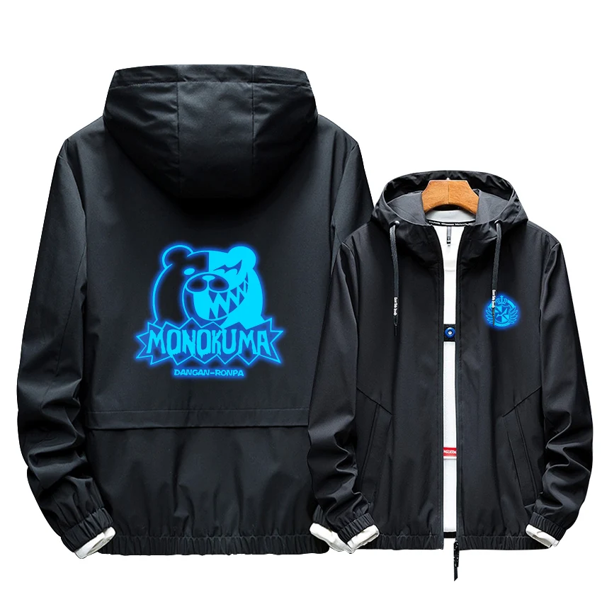 

Danganronpa Trigger Happy Havoc Surrounding Cosplay Hot Sale Sport Print Zipper Casual Coat Fashion Popular Warm Thick Jacket