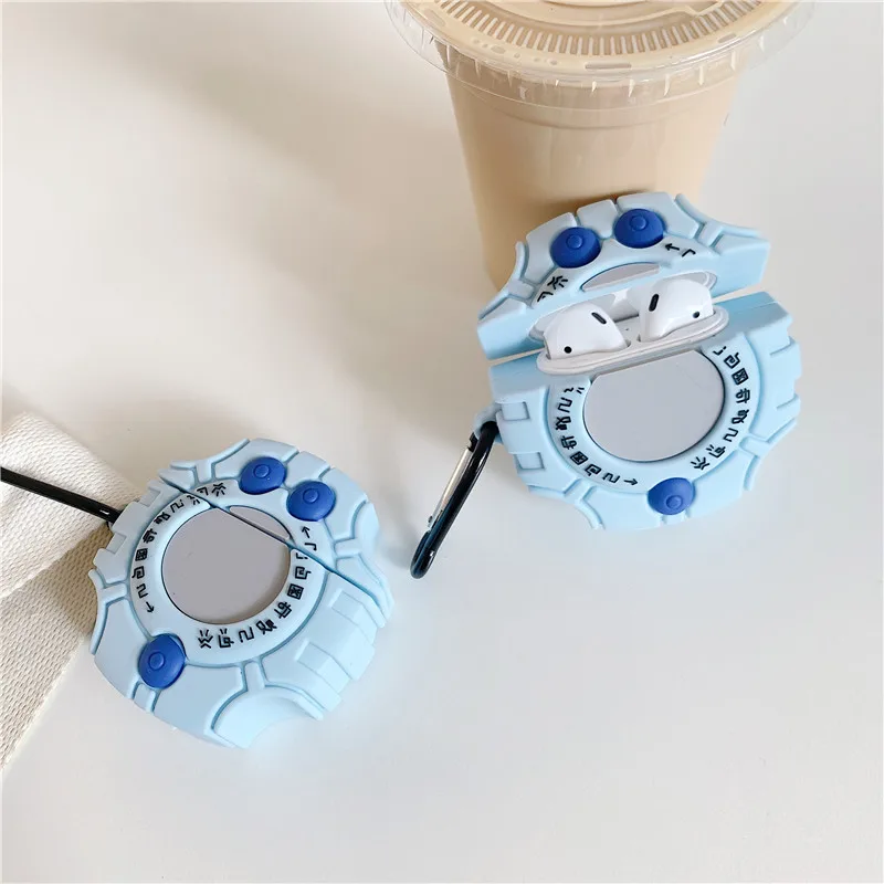 Чехол для AirPods Pro Apple 3D чехол Digimon Adventure Digivice наушников 2 1 мягкий силиконовый