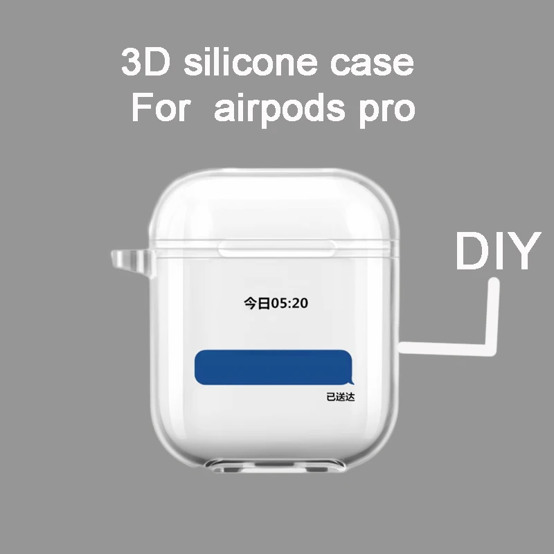 

airpods pro 3 case luxury protective cover anti-drop earplug cover 3D silicone For airpods 2 1 wireless bluetooth earphone cover