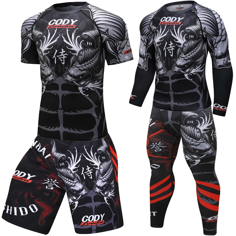 Все новые бразильские UFC jiu jitsu MMA имеют сжатый Рашгард футболки для мужчин