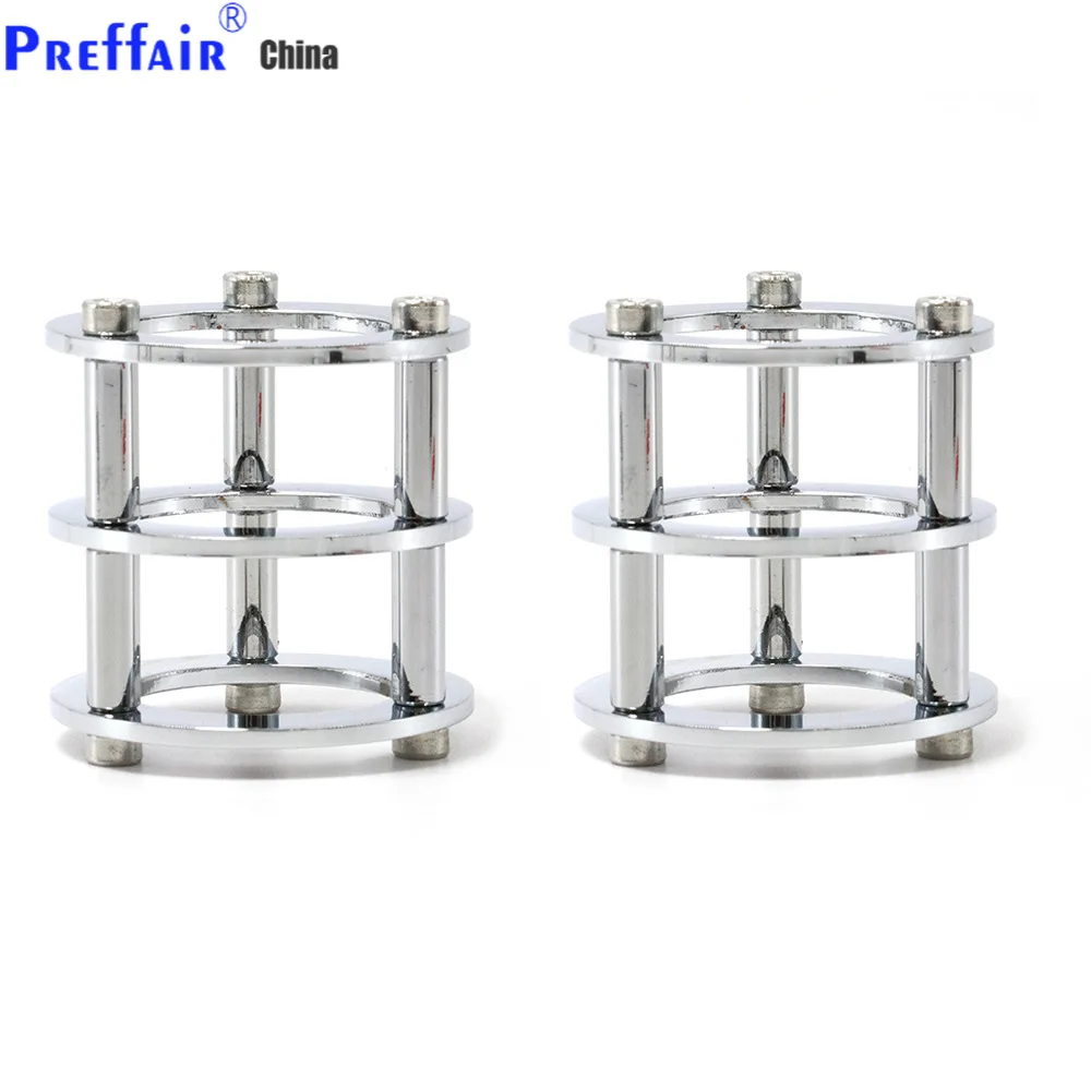 

2PCS Chrome Plated Protector Cover Hi-End Vacuum Tube Guard for 12AX7 12AT7 ECC83 6922 5687 HIFI Vintage Audio AMP DIY