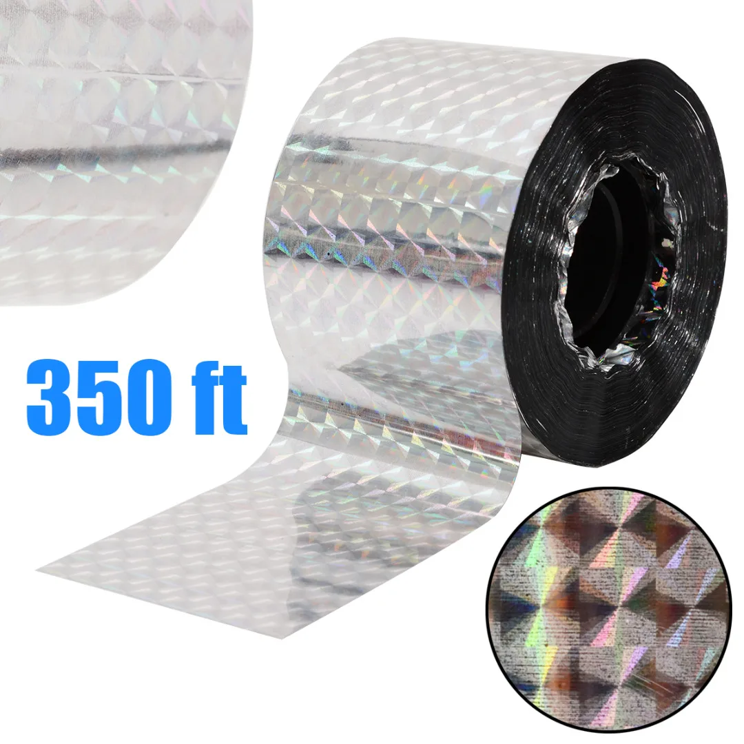 Светоотражающая лента для птиц голографическая вспышка визуальный звуковой