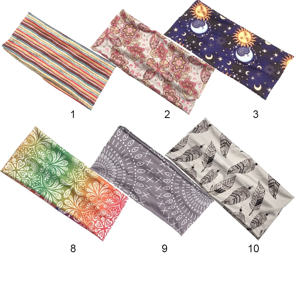 Женский головной убор эластичная широкая повязка на голову Спортивная Повязка