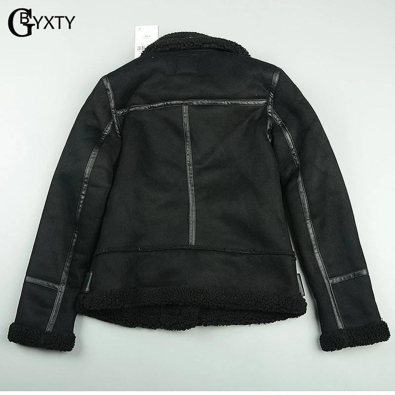 GBYXTY 2019 зимнее толстое пальто с высоким плотно облегающим шею воротником из