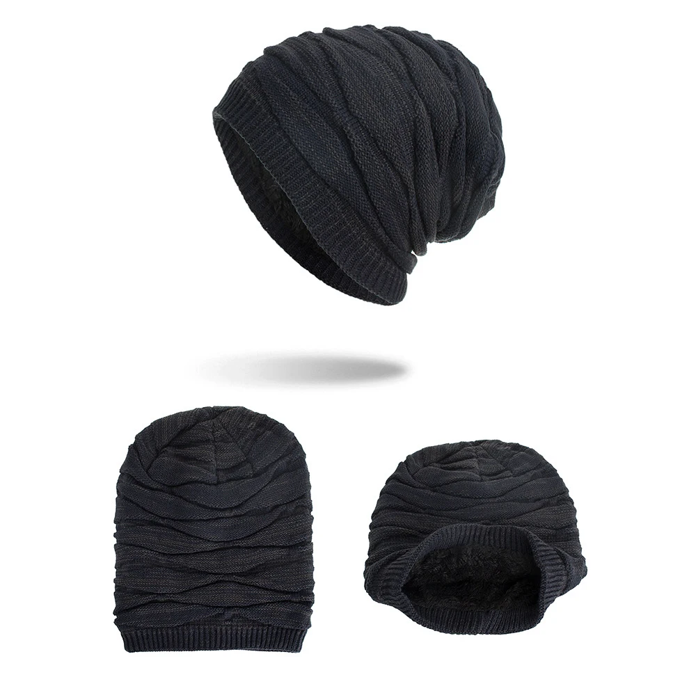 RoxCober зимняя теплая однотонная шапочка вязаная шапка Мужская Skullies Beanies Головные уборы для мужчин и женщин береты-кепки Gorros мужская шапка WM055