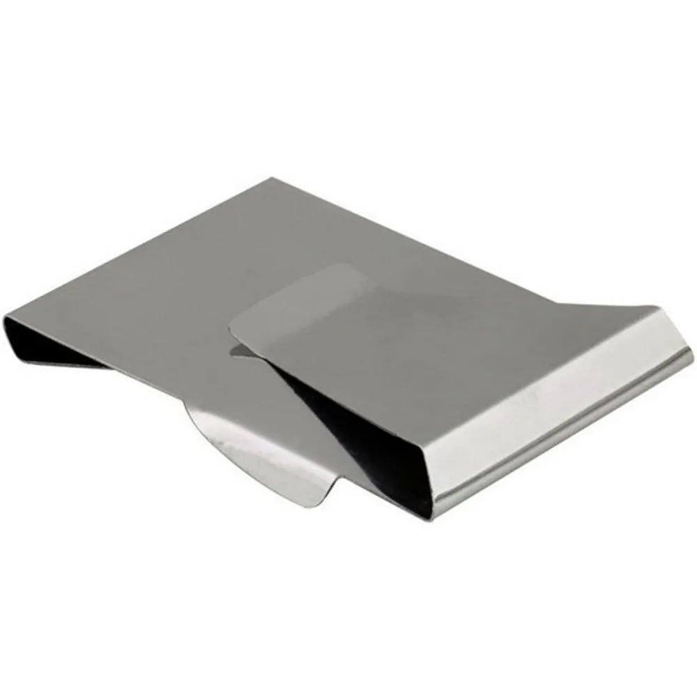 Демисезонная сумка для мужчин и женщин кошелек наличных тонкий из нержавеющей