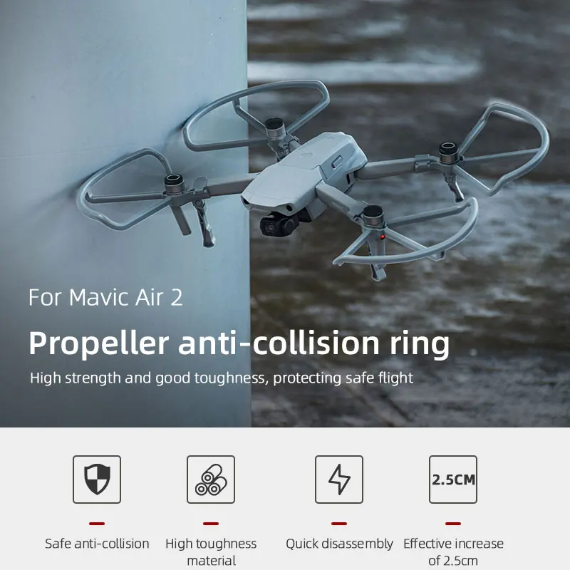

Propeller Guard for DJI Mavic Air 2 Drone with Foldable Landing Gear Quick Install Protective Cover for mavic air2 Accessories