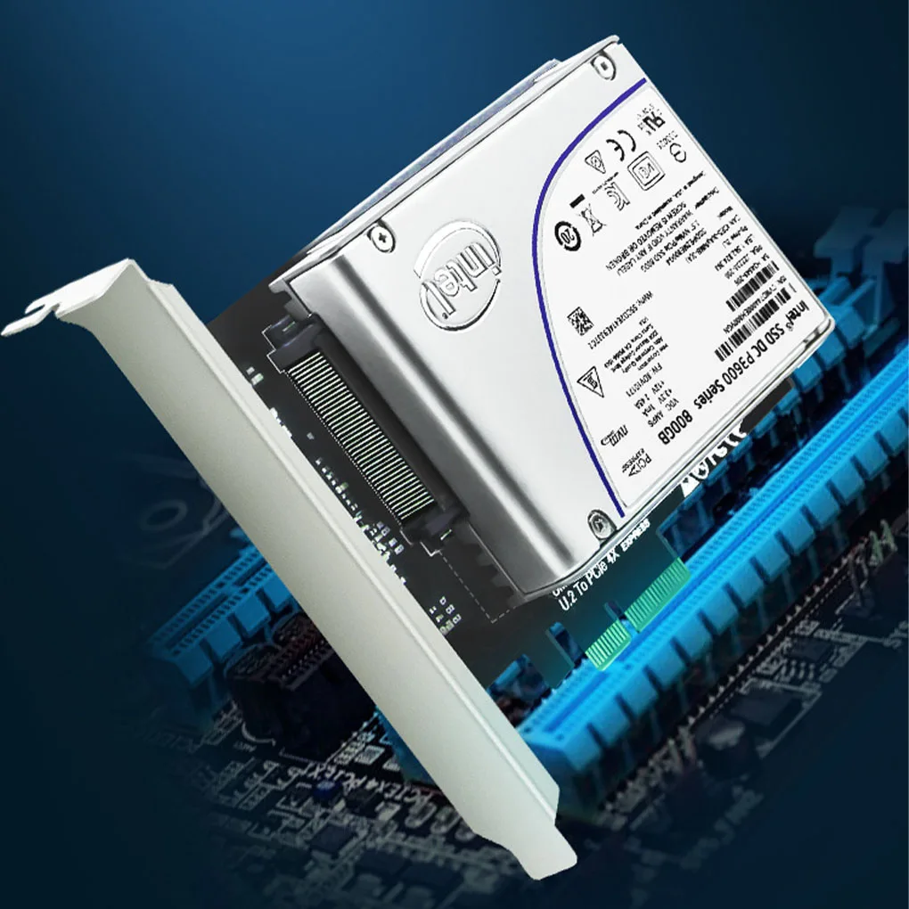 переходник pcie riser u 2 к pci express3 0 x4 интерфей