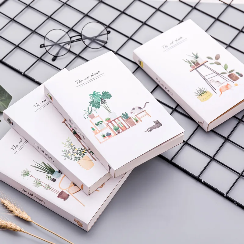 Кавайные животные твердая обложка 120 листов А5 блокнот дневник рисование простой