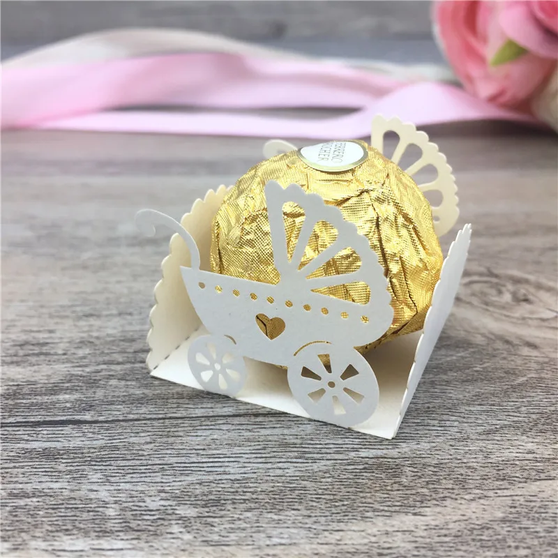 Лазерная резка Chocolatr бар свадебные сувениры и подарки Baby SHower Бумага коробка конфет бар свадебные и вечерние поставки, 50 шт в наборе