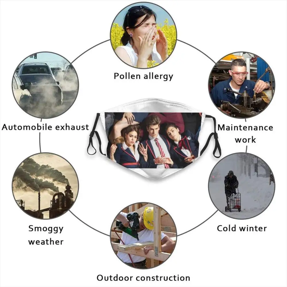 

Elite Print Reusable Mask Pm2.5 Filter Trendy Mouth Face Mask For Child Adult Elite