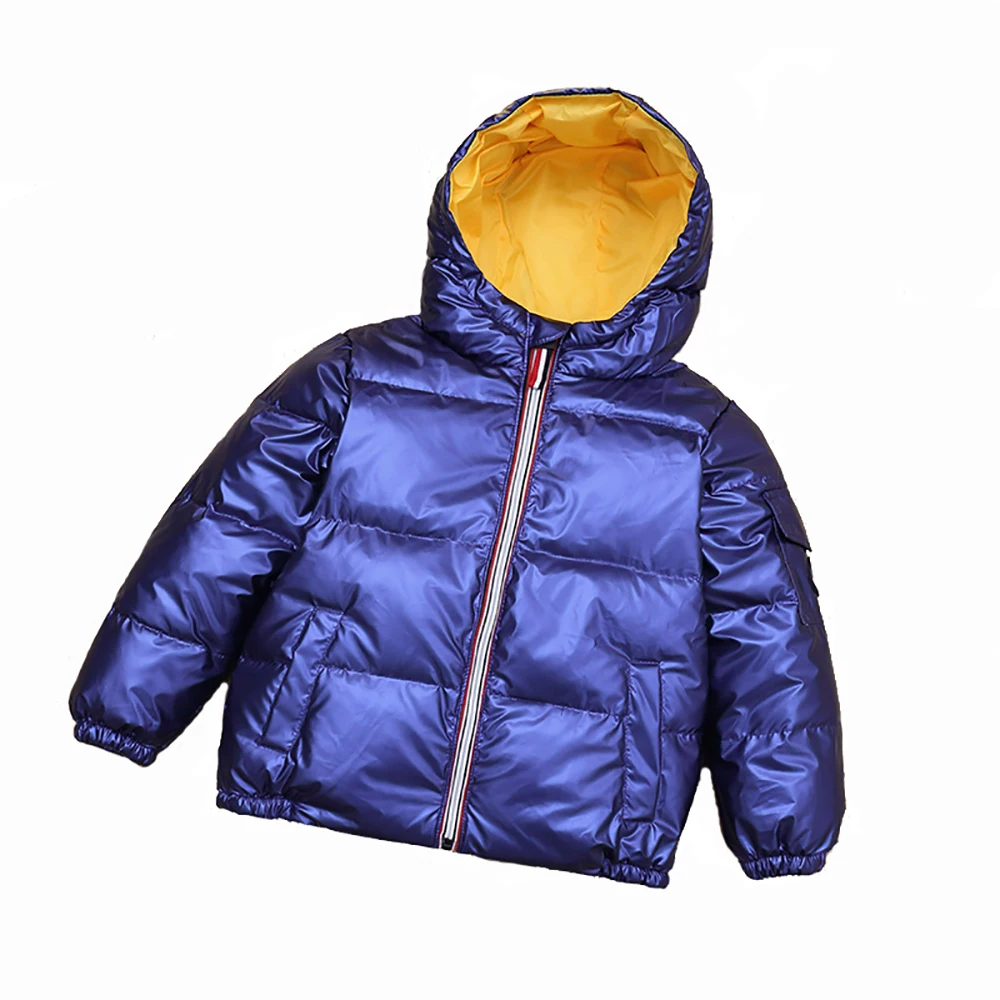 Visaccy Kids Down Jacket Boys Girls Winter Coat & Parkas Children Toddlers Warm Hooded Clothes Outwear