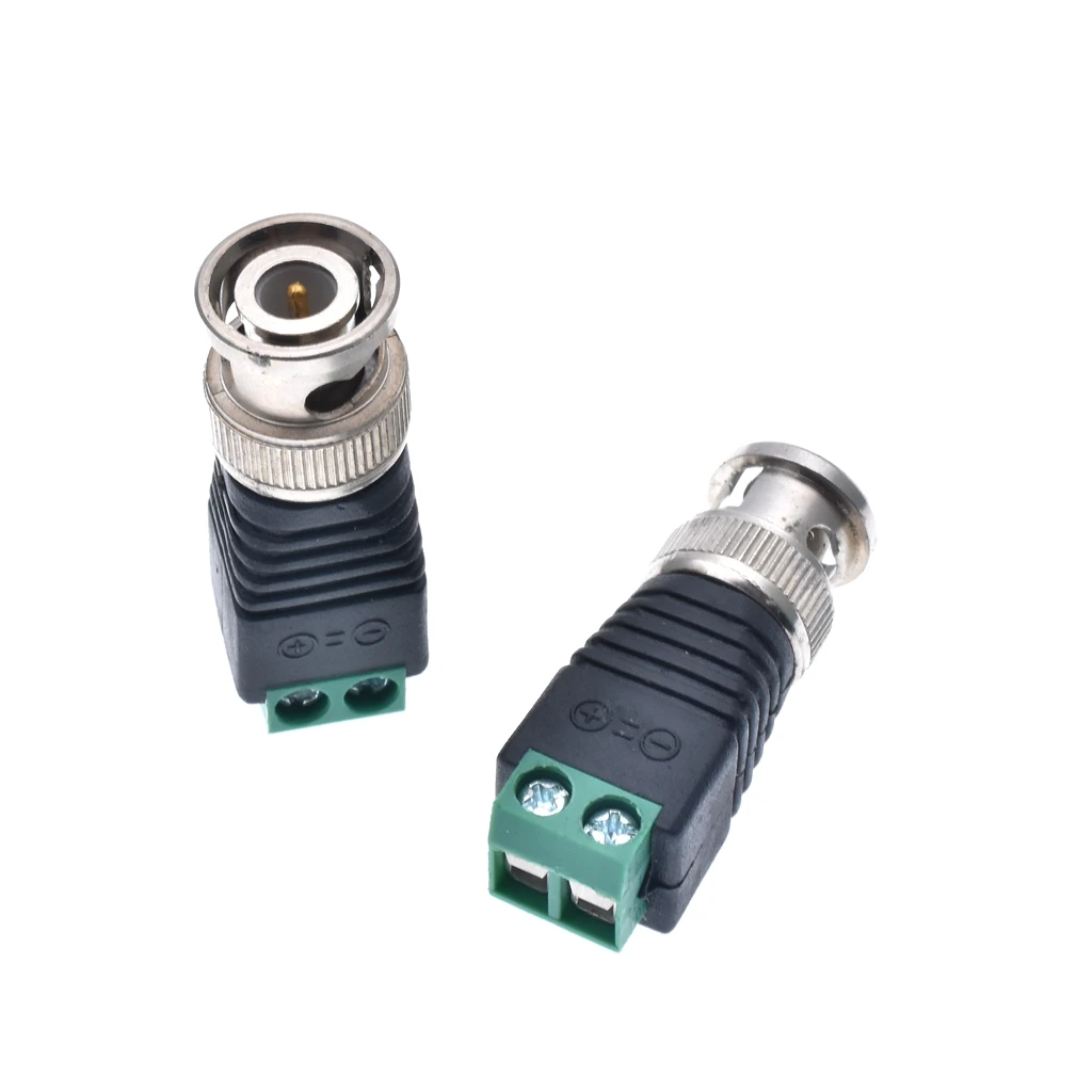 

Разъемы BNC 10 шт., Кабели коаксиальные/Cat5/Cat6 для AHD/CVI/TVI/CCTV камер