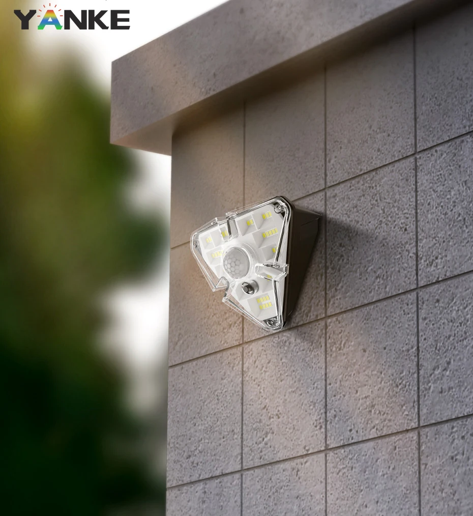 

Уличная лампа на солнечной батарее с пассивным инфракрасным датчиком движения, 1,2 Вт, светодиодный солнечный светильник, водонепроницаемый...