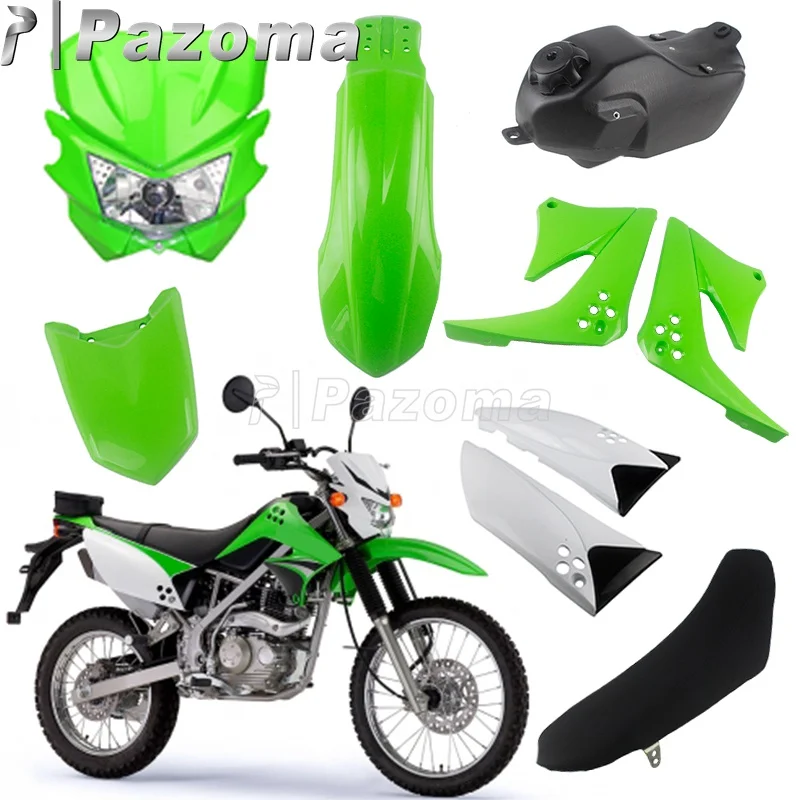 Комплект пластиковых обтекателей для мотокросса Enduro Kawasaki KLX150 150S 2009 2012