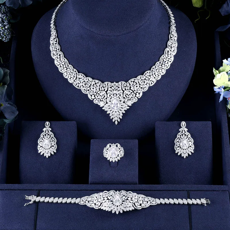 Jankelly Горячая Продажа африканские 4 шт. Свадебные Ювелирные наборы Новая Мода