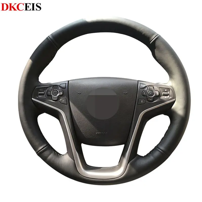 

DIY Hand-stitched Black Soft PU Artificial Leather Car Steering Wheel Cover for Buick Lacrosse 2015 2014 2013