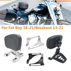 Спинка мотоциклетная многофункциональная со спинкой для пассажира и складной багажник для Harley breaker 13-21 Fat Boy 18-21