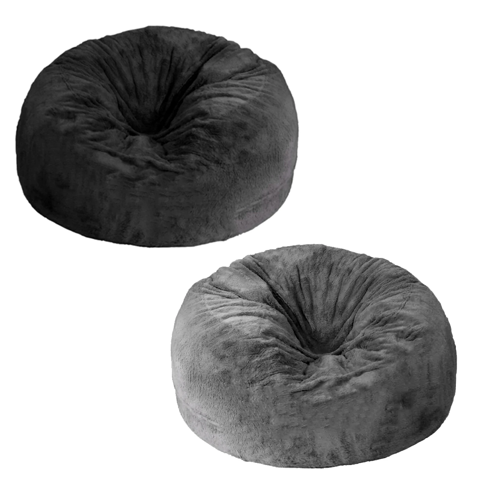 

6ft Bean Bed Bag Cover Home Kids Room Solid Chair Slipcover Couch Cover