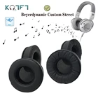 KQTFT белок кожи Запасные подушечки для наушников для Beyerdynamic Custom Street наушники-амбушюры Запчасти наушник крышка подушки чашки