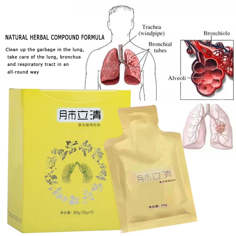 

LOTUS clearing away heat Purify the lung Relieving cough resolving phlegm Compound natural plant Chinese herbal beverage 1box