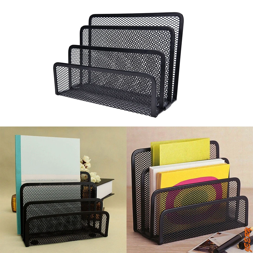 

1 Pcs Bookends Metal Book Organizer Mesh Book Holder Book Shelves Office Home Desk Organizer Bookends