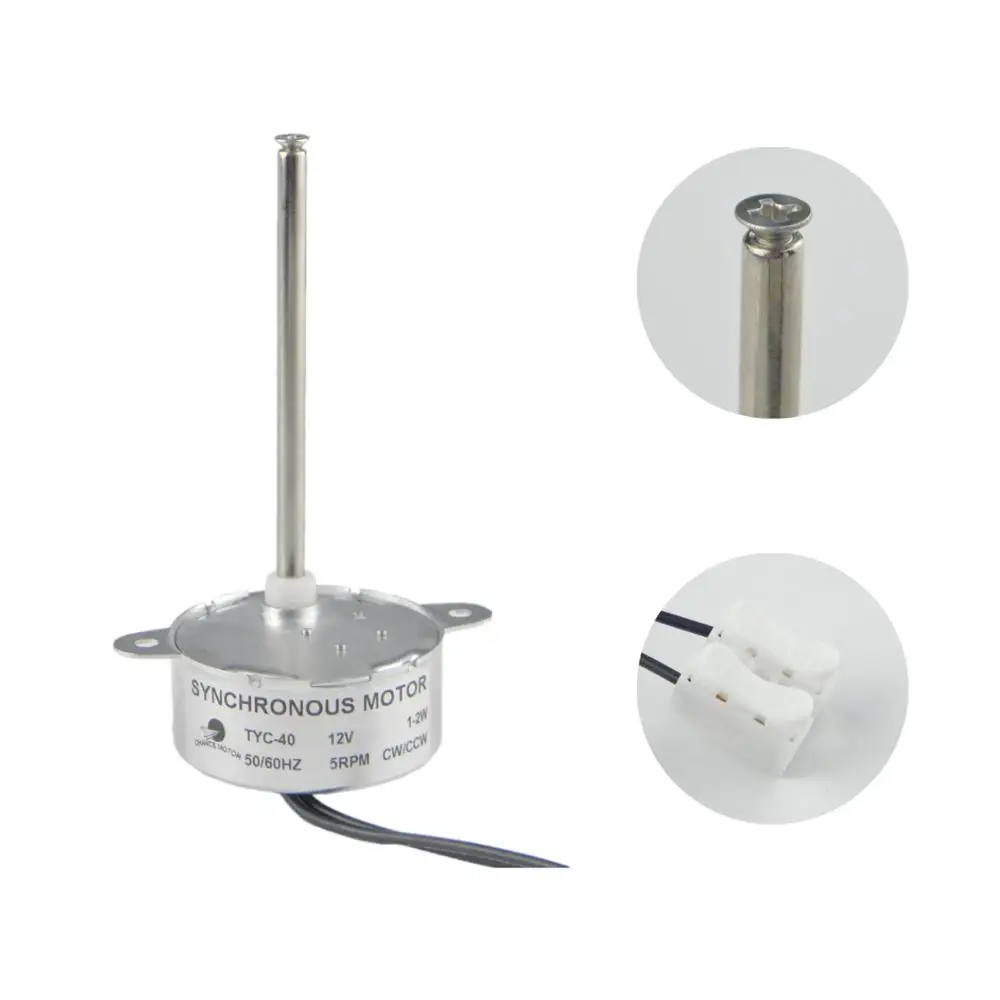 

Двигатель постоянного тока CHANCS TYC-40 12В 5 об/мин