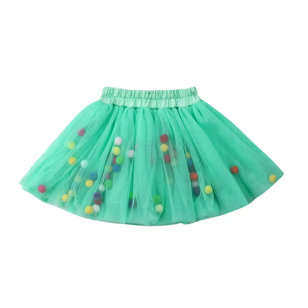 Детская разноцветная юбка из фатина для девочек|Юбки| |