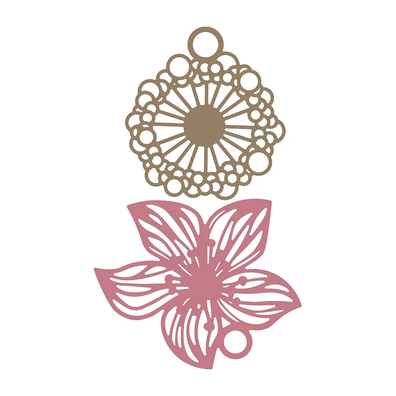 Новые украшения в виде цветка персика форма для поделок сделай сам металлические